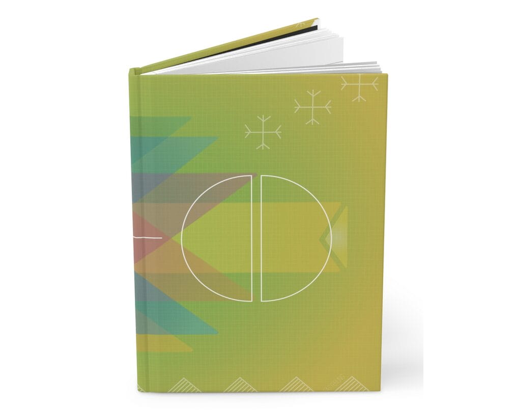 Hardcover journal featuring Spring illustration